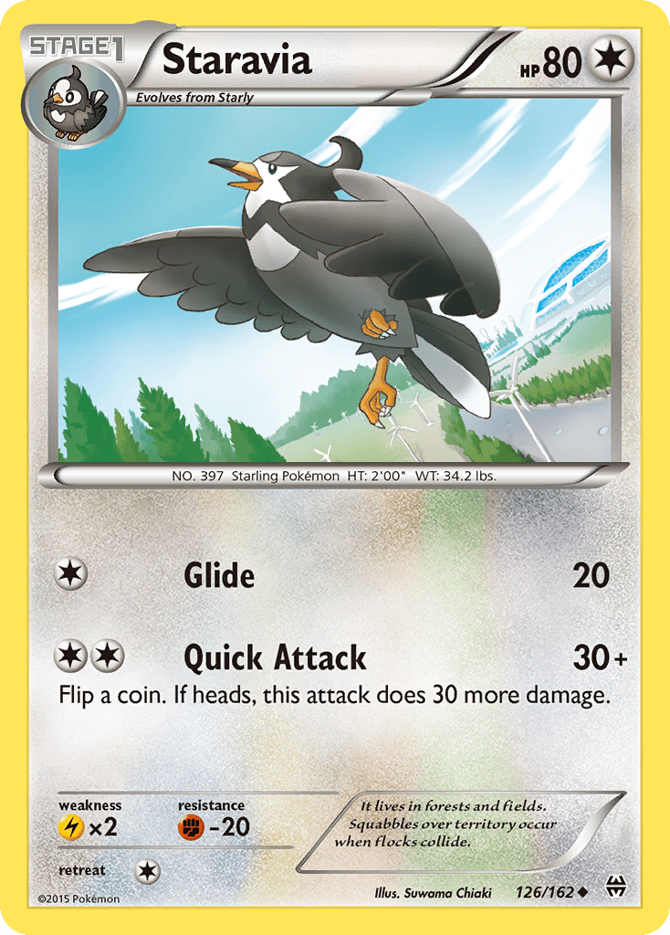Staravia (126/162) [XY: BREAKthrough] Pokemon Single Pokémon  | Multizone: Comics And Games