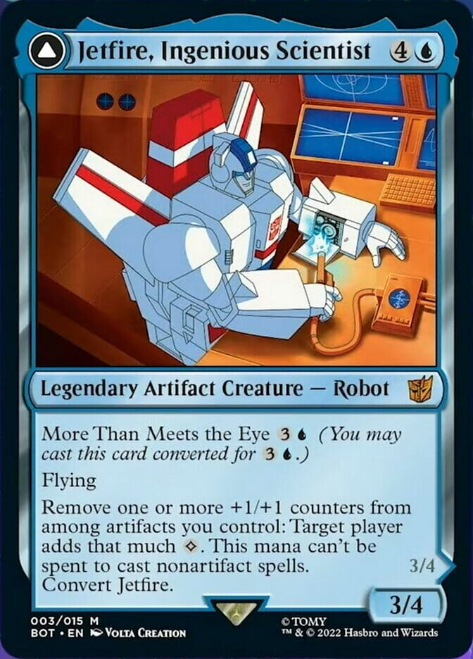 Jetfire, Ingenious Scientist // Jetfire, Air Guardian [Universes Beyond: Transformers] MTG Single Magic: The Gathering  | Multizone: Comics And Games