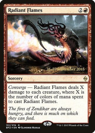 Radiant Flames [Battle for Zendikar Promos] MTG Single Magic: The Gathering  | Multizone: Comics And Games