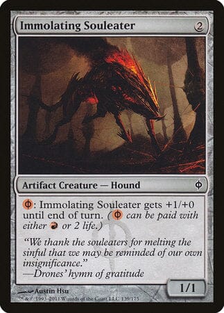 Immolating Souleater [New Phyrexia] MTG Single Magic: The Gathering  | Multizone: Comics And Games