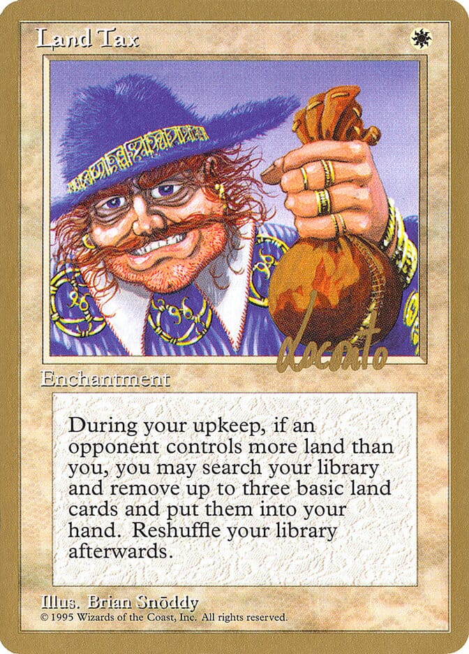 Land Tax (Michael Loconto) [Pro Tour Collector Set] MTG Single Magic: The Gathering  | Multizone: Comics And Games