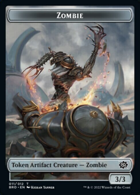 Powerstone // Zombie Double-Sided Token [The Brothers' War Tokens] MTG Single Magic: The Gathering  | Multizone: Comics And Games