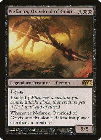 Nefarox, Overlord of Grixis [Magic 2013] MTG Single Magic: The Gathering  | Multizone: Comics And Games