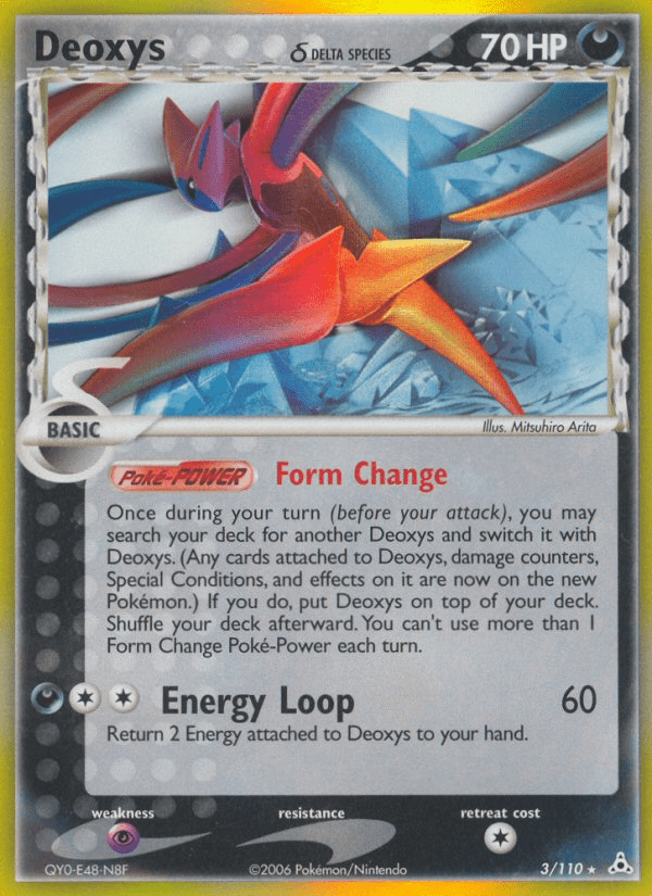 Deoxys (3/110) (Delta Species) [EX: Holon Phantoms] Pokemon Single Pokémon  | Multizone: Comics And Games