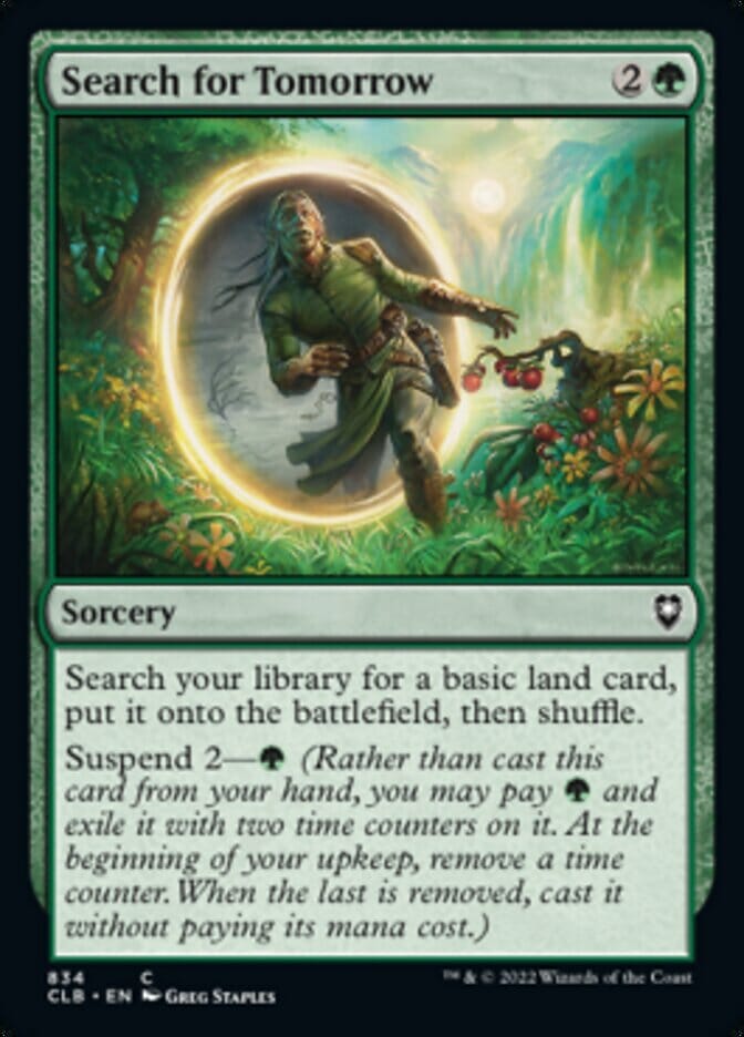Search for Tomorrow [Commander Legends: Battle for Baldur's Gate] MTG Single Magic: The Gathering  | Multizone: Comics And Games