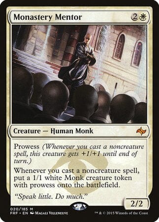 Monastery Mentor [Fate Reforged] MTG Single Magic: The Gathering  | Multizone: Comics And Games