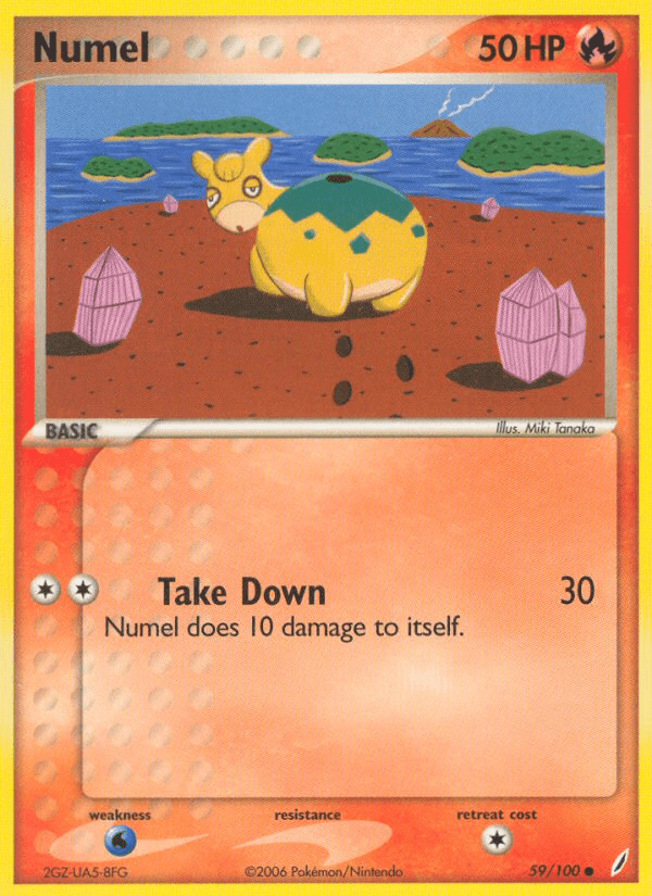 Numel (59/100) [EX: Crystal Guardians] Pokemon Single Pokémon  | Multizone: Comics And Games