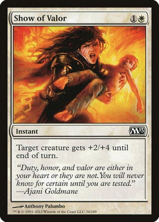 Show of Valor [Magic 2013] MTG Single Magic: The Gathering  | Multizone: Comics And Games