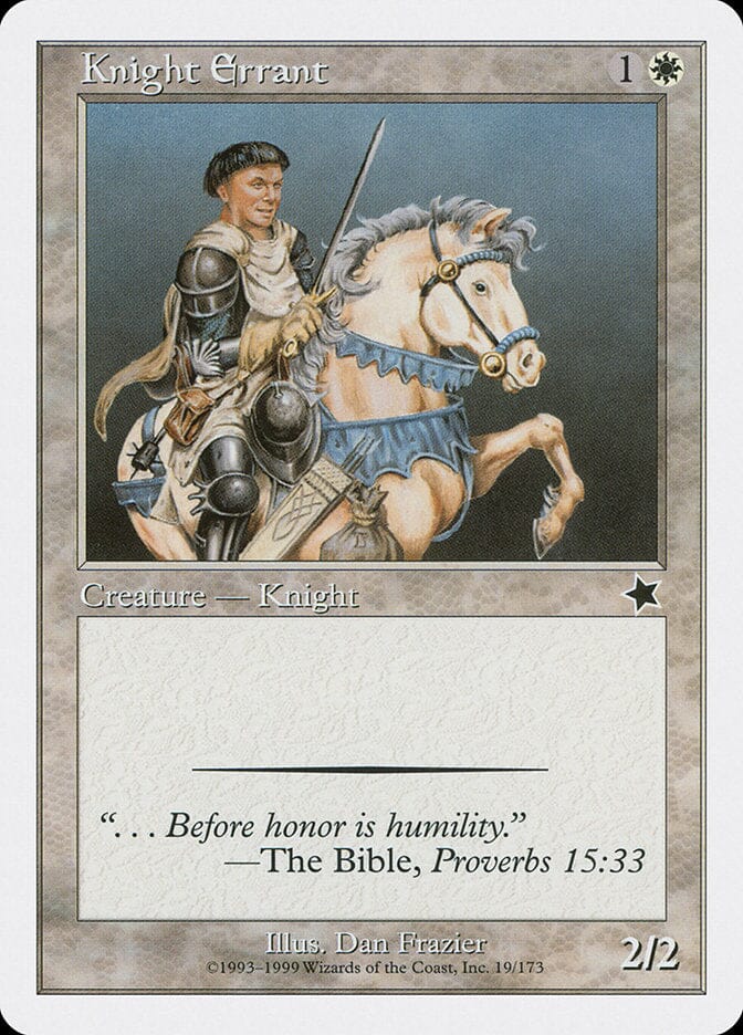 Knight Errant [Starter 1999] MTG Single Magic: The Gathering  | Multizone: Comics And Games