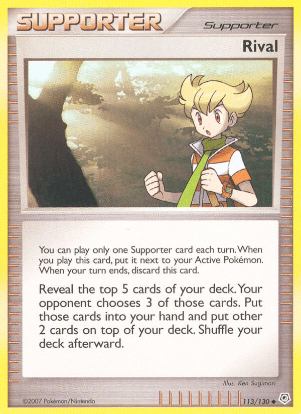 Rival (113/130) [Diamond & Pearl: Base Set] Pokemon Single Pokémon  | Multizone: Comics And Games