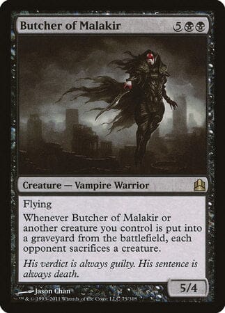 Butcher of Malakir [Commander 2011] MTG Single Magic: The Gathering  | Multizone: Comics And Games