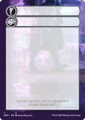 Helper Card (7/9) [Kamigawa: Neon Dynasty Tokens] MTG Single Magic: The Gathering  | Multizone: Comics And Games
