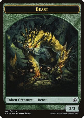 Beast Token [Conspiracy: Take the Crown Tokens] MTG Single Magic: The Gathering  | Multizone: Comics And Games