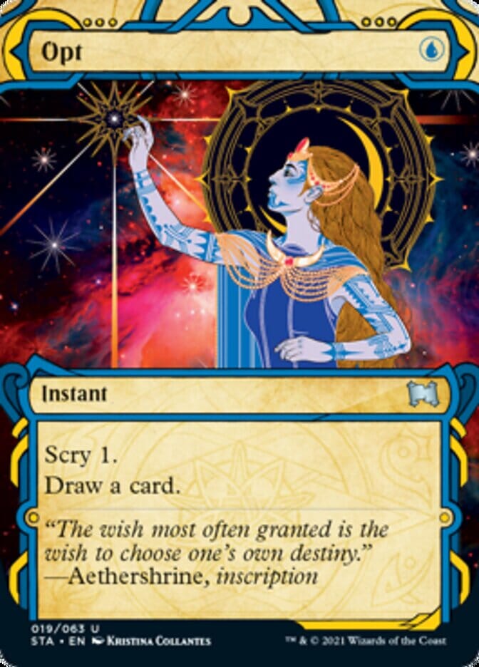 Opt (Etched Foil) [Strixhaven Mystical Archive] MTG Single Magic: The Gathering  | Multizone: Comics And Games