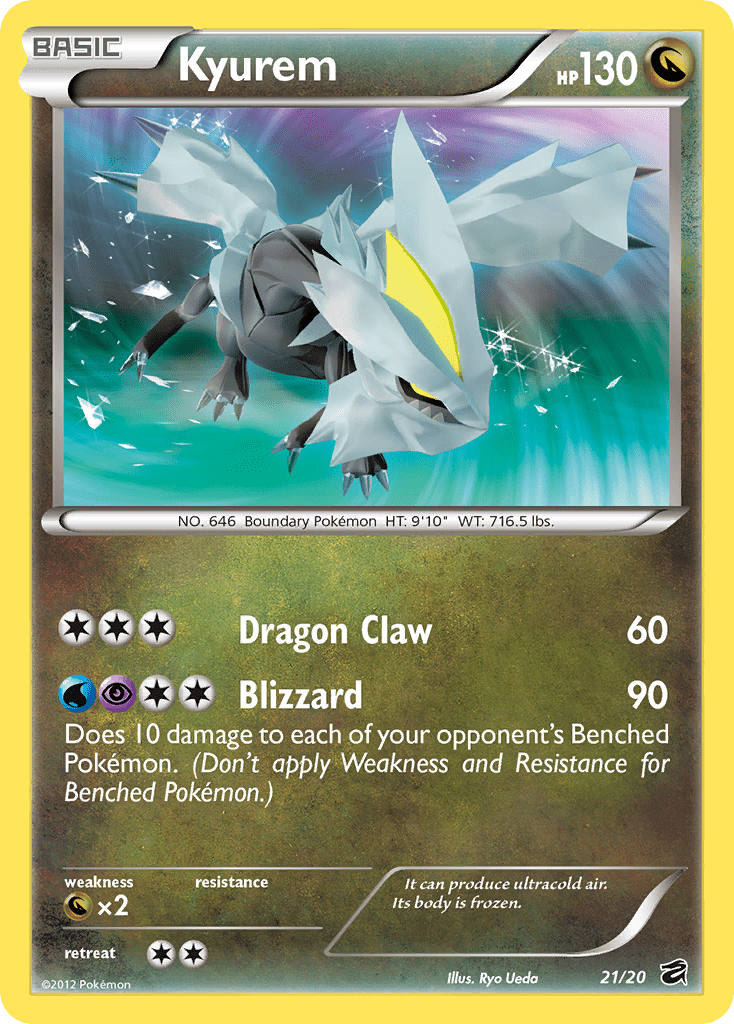 Kyurem (21/20) [Black & White: Dragon Vault] Pokemon Single Pokémon  | Multizone: Comics And Games