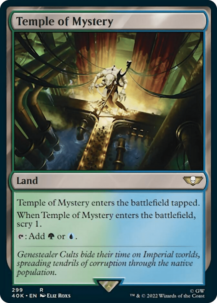 Temple of Mystery [Universes Beyond: Warhammer 40,000] MTG Single Magic: The Gathering  | Multizone: Comics And Games