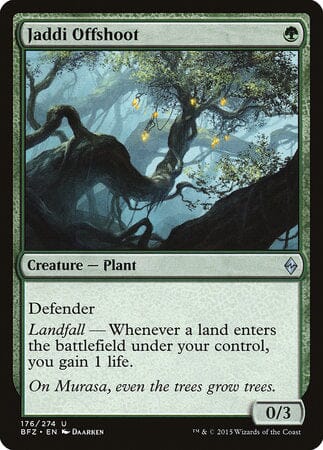 Jaddi Offshoot [Battle for Zendikar] MTG Single Magic: The Gathering  | Multizone: Comics And Games