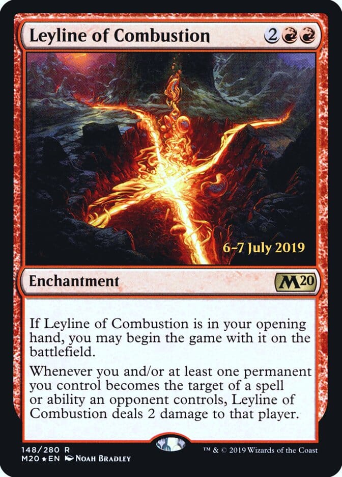 Leyline of Combustion [Core Set 2020 Prerelease Promos] MTG Single Magic: The Gathering  | Multizone: Comics And Games