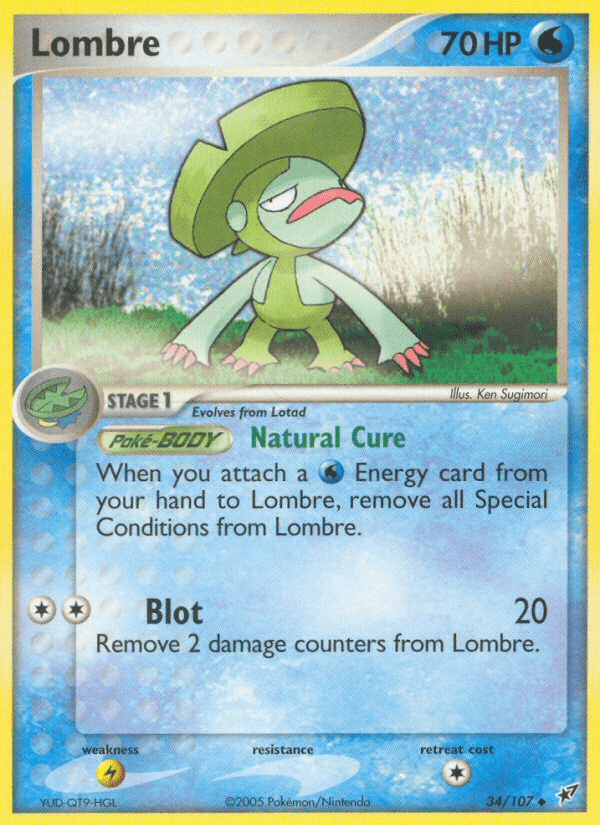 Lombre (34/107) [EX: Deoxys] Pokemon Single Pokémon  | Multizone: Comics And Games