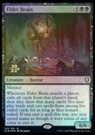 Elder Brain [Commander Legends: Battle for Baldur's Gate Prerelease Promos] MTG Single Magic: The Gathering  | Multizone: Comics And Games