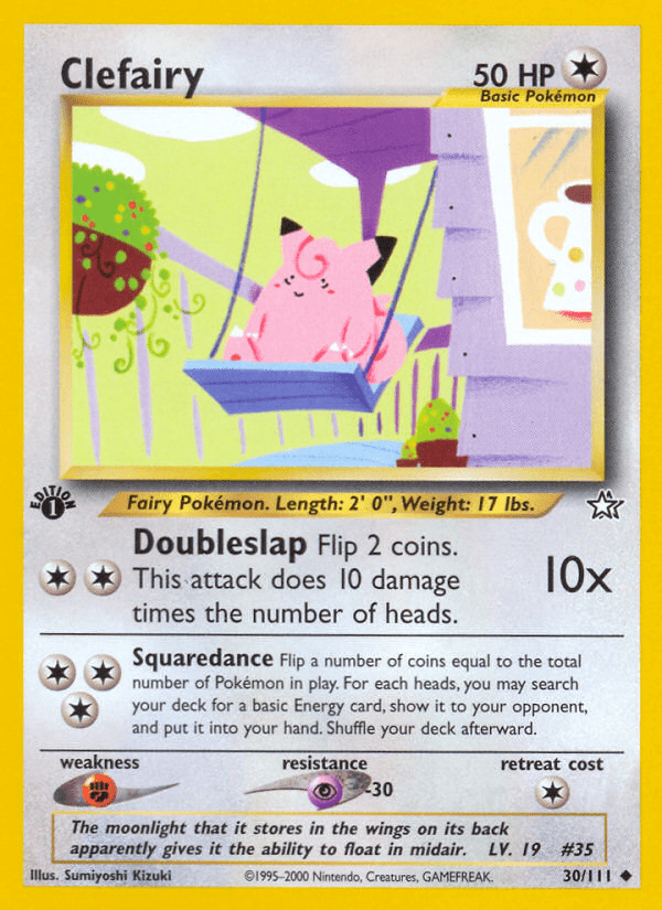 Clefairy (30/111) [Neo Genesis 1st Edition] Pokemon Single Pokémon  | Multizone: Comics And Games
