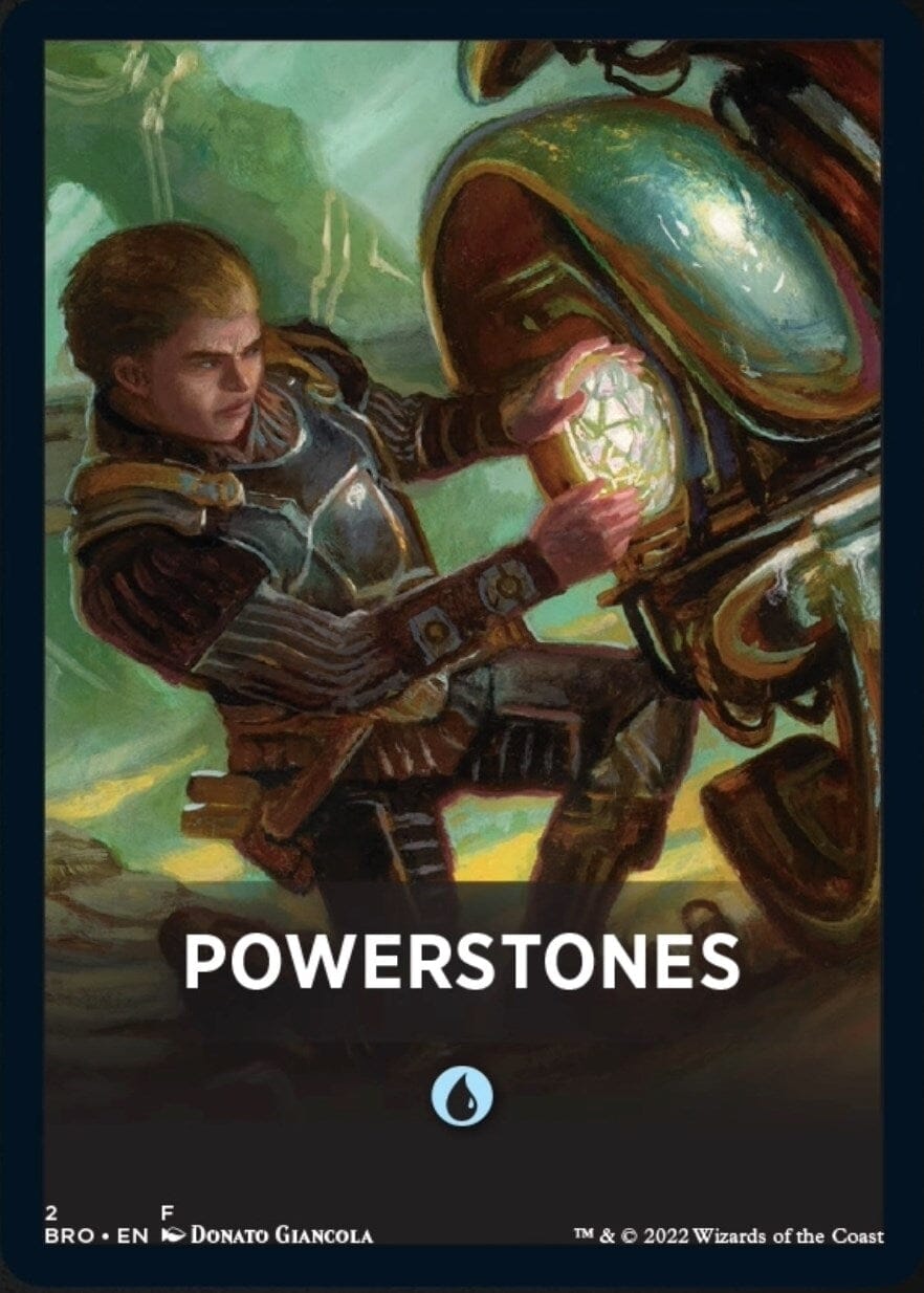 Powerstones Theme Card [The Brothers' War Tokens] MTG Single Magic: The Gathering  | Multizone: Comics And Games