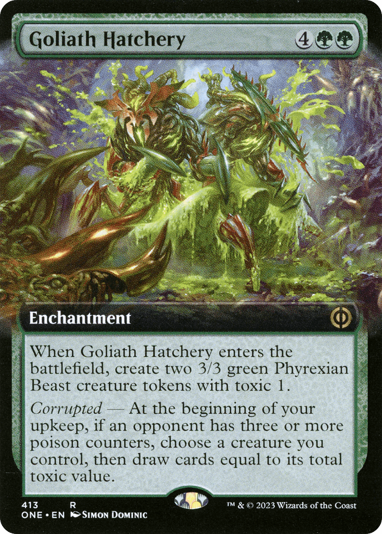 Goliath Hatchery (Extended Art) [Phyrexia: All Will Be One] MTG Single Magic: The Gathering  | Multizone: Comics And Games