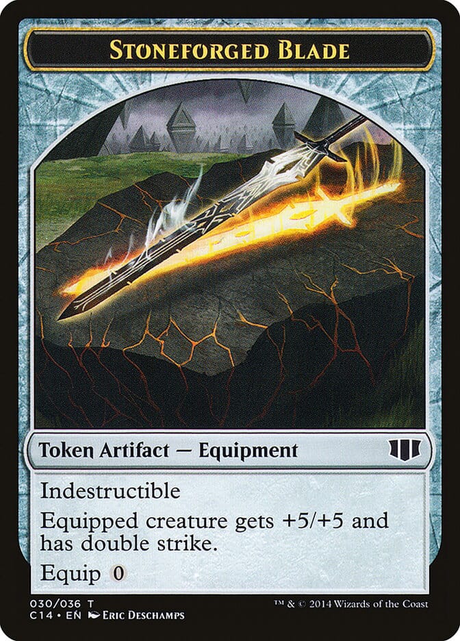 Stoneforged Blade // Germ Double-sided Token [Commander 2014 Tokens] MTG Single Magic: The Gathering  | Multizone: Comics And Games