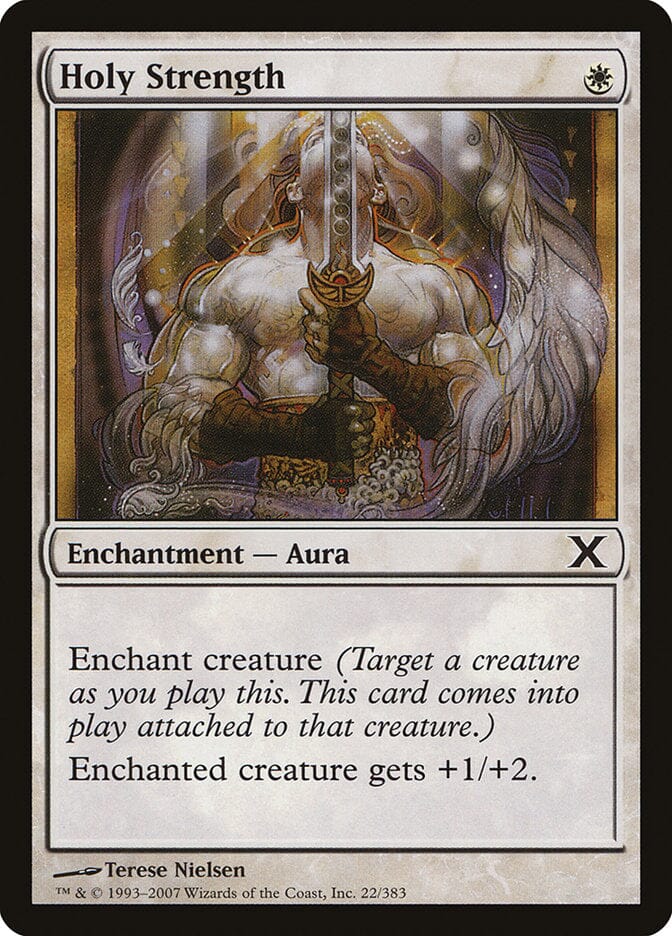 Holy Strength [Tenth Edition] MTG Single Magic: The Gathering  | Multizone: Comics And Games