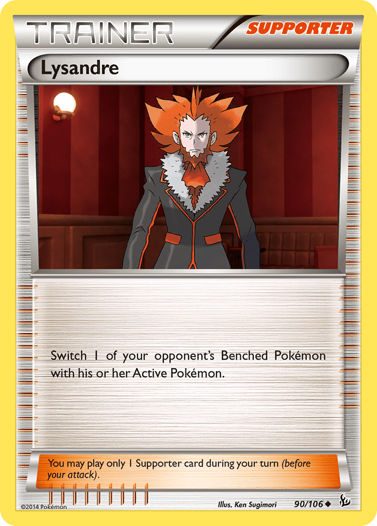 Lysandre (90/106) [XY: Flashfire] Pokemon Single Pokémon  | Multizone: Comics And Games