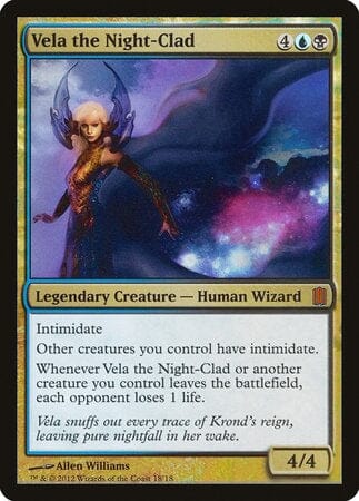 Vela the Night-Clad [Commander's Arsenal] MTG Single Magic: The Gathering  | Multizone: Comics And Games