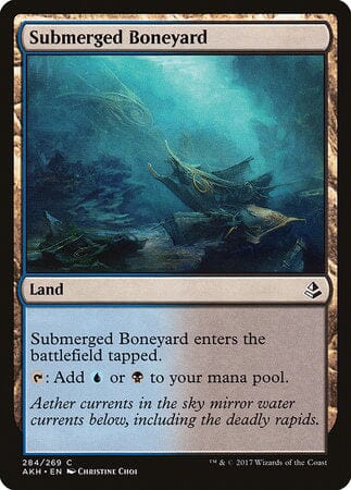 Submerged Boneyard [Amonkhet] MTG Single Magic: The Gathering  | Multizone: Comics And Games