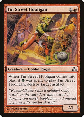 Tin Street Hooligan [Guildpact] MTG Single Magic: The Gathering  | Multizone: Comics And Games