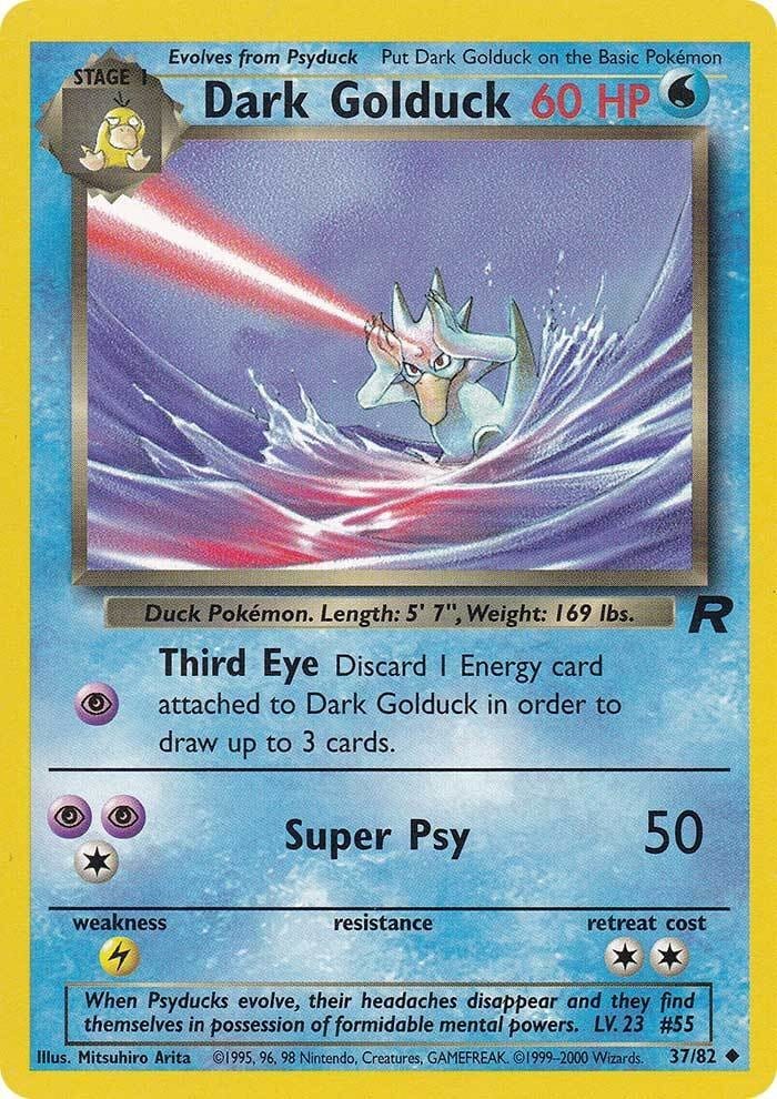 Dark Golduck (37/82) [Team Rocket Unlimited] Pokemon Single Pokémon  | Multizone: Comics And Games