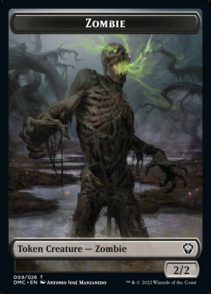 Phyrexian // Zombie Double-sided Token [Dominaria United Tokens] MTG Single Magic: The Gathering  | Multizone: Comics And Games