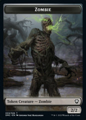Phyrexian // Zombie Double-sided Token [Dominaria United Tokens] MTG Single Magic: The Gathering  | Multizone: Comics And Games