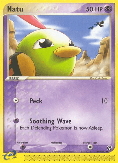 Natu (69/100) [EX: Sandstorm] Pokemon Single Pokémon  | Multizone: Comics And Games