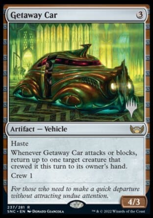 Getaway Car (Promo Pack) [Streets of New Capenna Promos] MTG Single Magic: The Gathering  | Multizone: Comics And Games