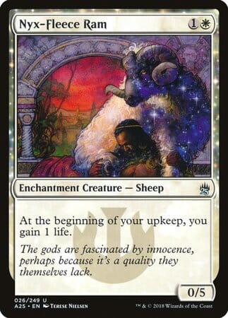 Nyx-Fleece Ram [Masters 25] MTG Single Magic: The Gathering  | Multizone: Comics And Games