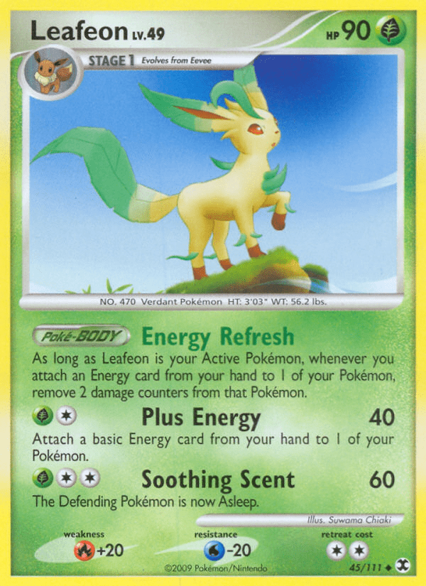 Leafeon (45/111) [Platinum: Rising Rivals] Pokemon Single Pokémon  | Multizone: Comics And Games