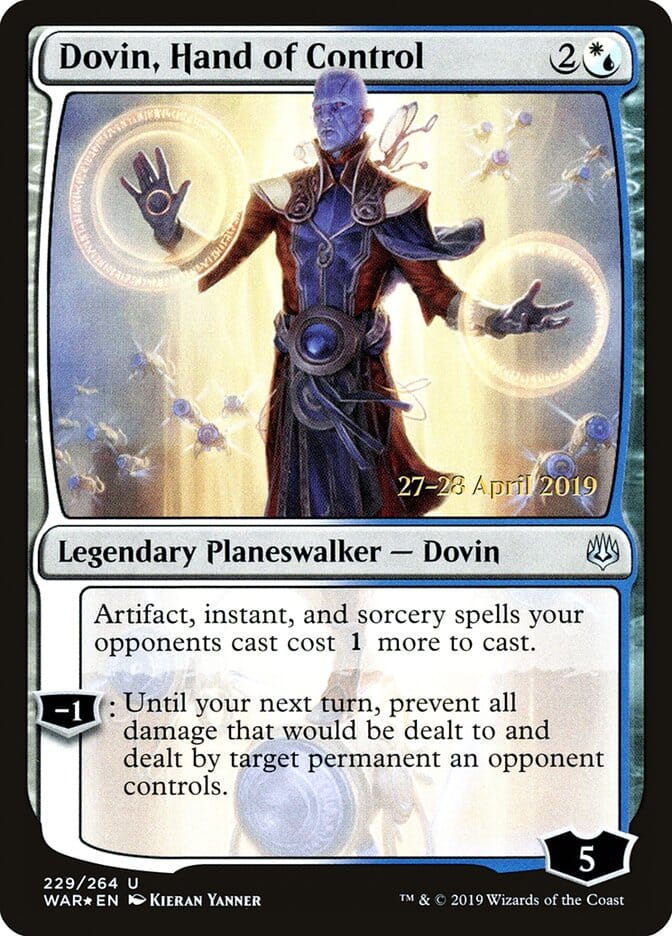 Dovin, Hand of Control [War of the Spark Prerelease Promos] MTG Single Magic: The Gathering  | Multizone: Comics And Games