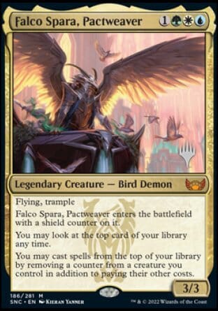 Falco Spara, Pactweaver (Promo Pack) [Streets of New Capenna Promos] MTG Single Magic: The Gathering  | Multizone: Comics And Games