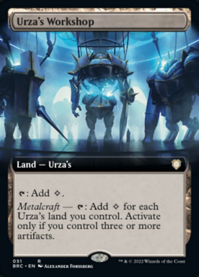 Urza's Workshop (Extended Art) [The Brothers' War Commander] | Multizone: Comics And Games