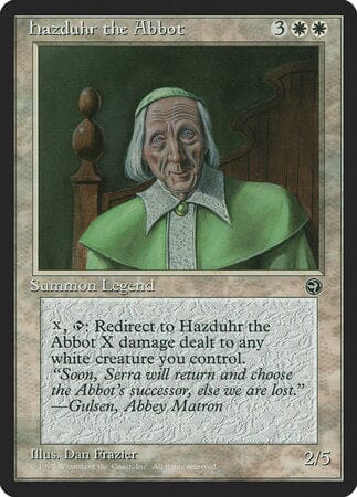 Hazduhr the Abbot [Homelands] MTG Single Magic: The Gathering  | Multizone: Comics And Games