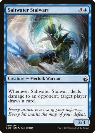Saltwater Stalwart [Battlebond] MTG Single Magic: The Gathering  | Multizone: Comics And Games