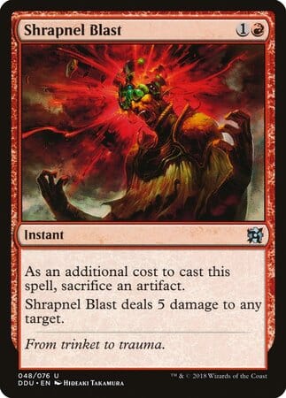 Shrapnel Blast [Duel Decks: Elves vs. Inventors] MTG Single Magic: The Gathering  | Multizone: Comics And Games