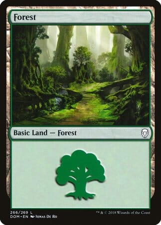 Forest (266) [Dominaria] MTG Single Magic: The Gathering  | Multizone: Comics And Games