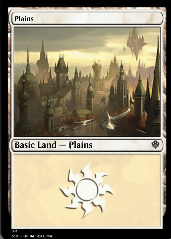 Plains (334) [Starter Commander Decks] MTG Single Magic: The Gathering  | Multizone: Comics And Games