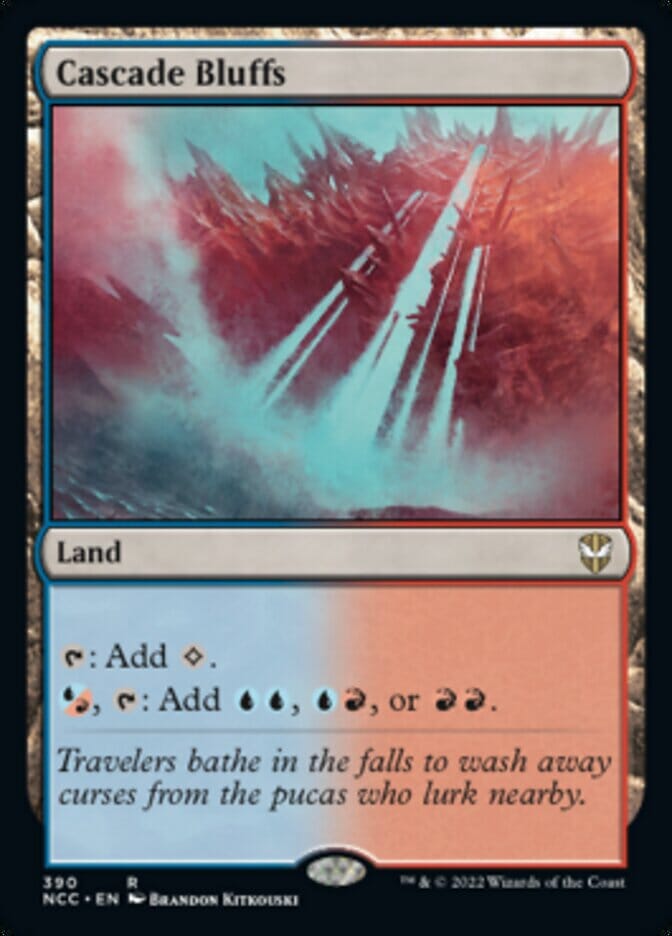 Cascade Bluffs [Streets of New Capenna Commander] MTG Single Magic: The Gathering  | Multizone: Comics And Games