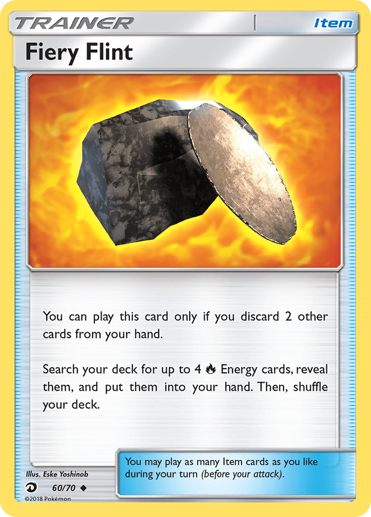 Fiery Flint (60/70) [Sun & Moon: Dragon Majesty] Pokemon Single Pokémon  | Multizone: Comics And Games